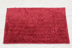 Solid Red Floor Mat