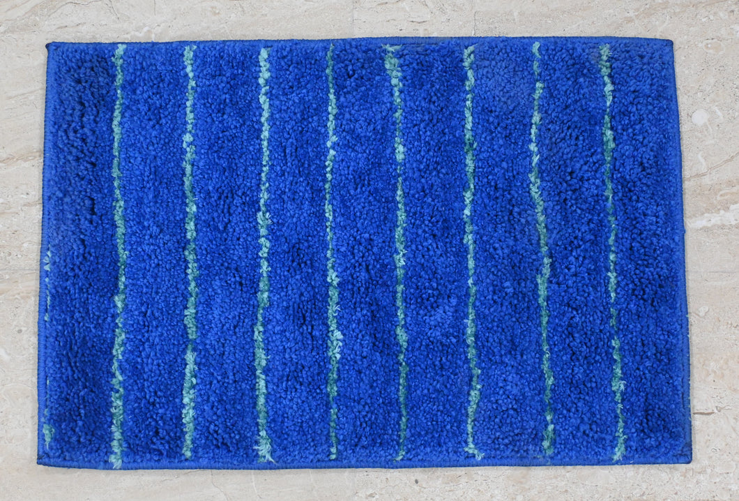 Blue Stripes Door Mat
