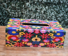 Load image into Gallery viewer, Floral Multicolor MDF Printed Tissue Holder
