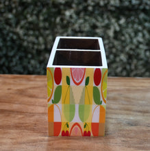 Load image into Gallery viewer, Multicolor Lemon MDF Printed Cutlery Holder